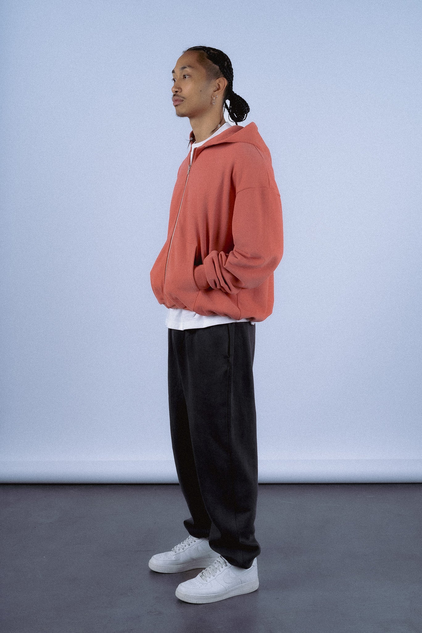 The Plains Zip Hood - Melon